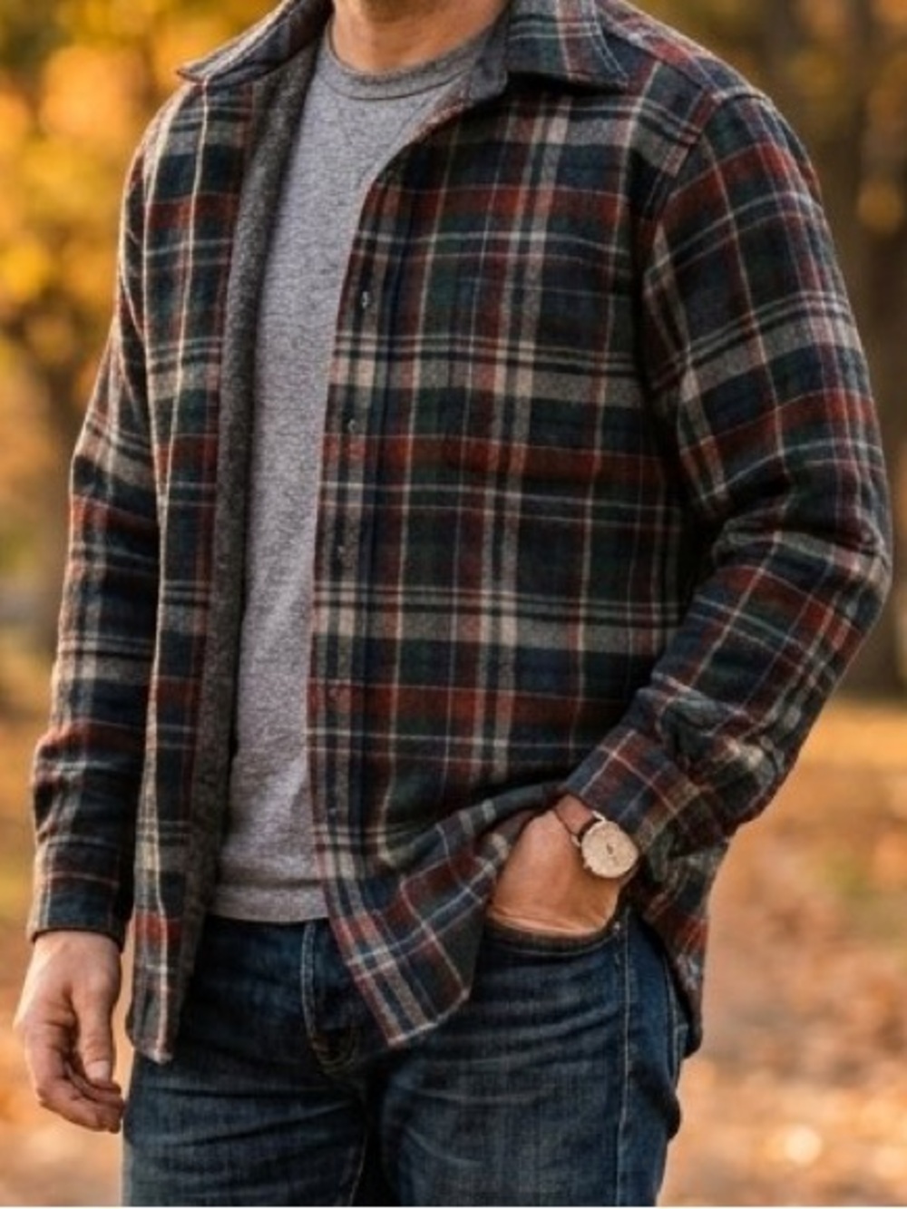 Pendleton Vintage Wool Plaid CPO Shacket Shirt Chest 46" gorpcore Utility retro